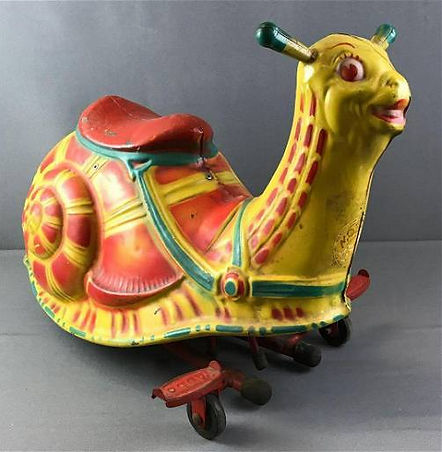 Escargot à pédales, Mobo Toys, 1949