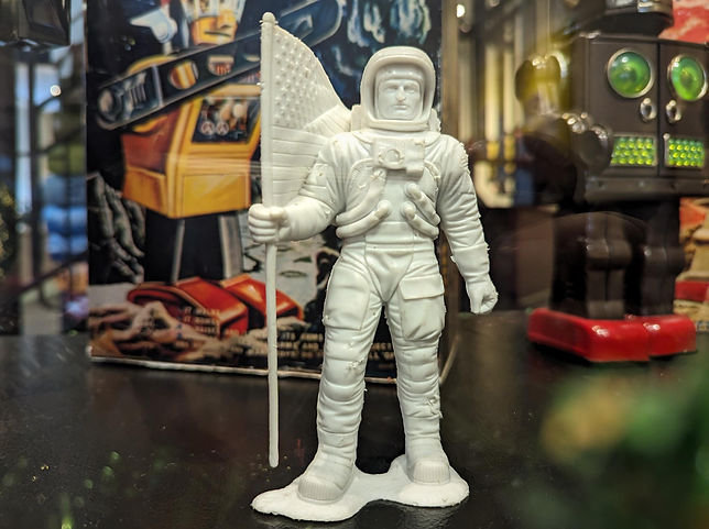 Exposition de jouets de l'espace du Musée Dorval 2023
