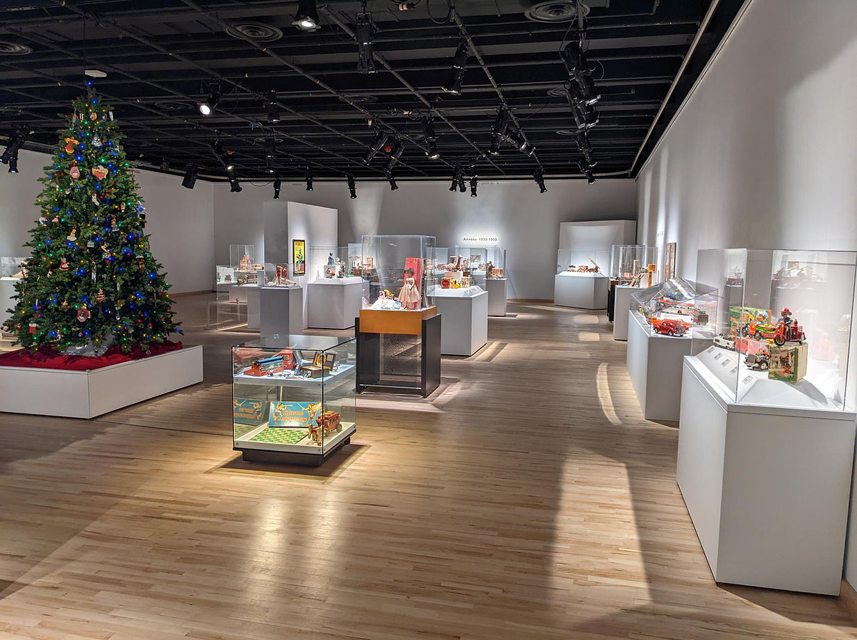 Exposition L'histoire des Jouets à la Maison de la Culture Mercier de Montréal