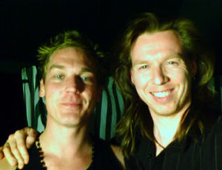Oliver and drummer Jamie Little