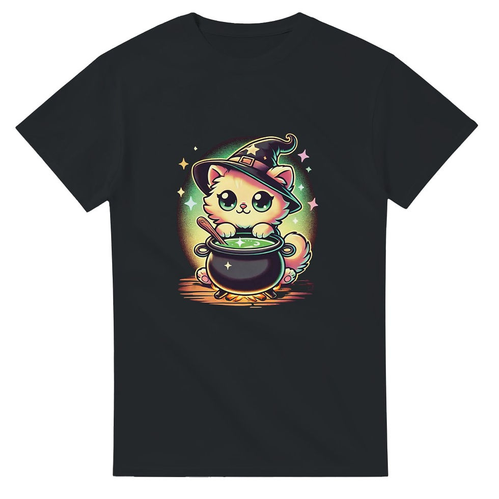 Witch Cat Kittie Tee