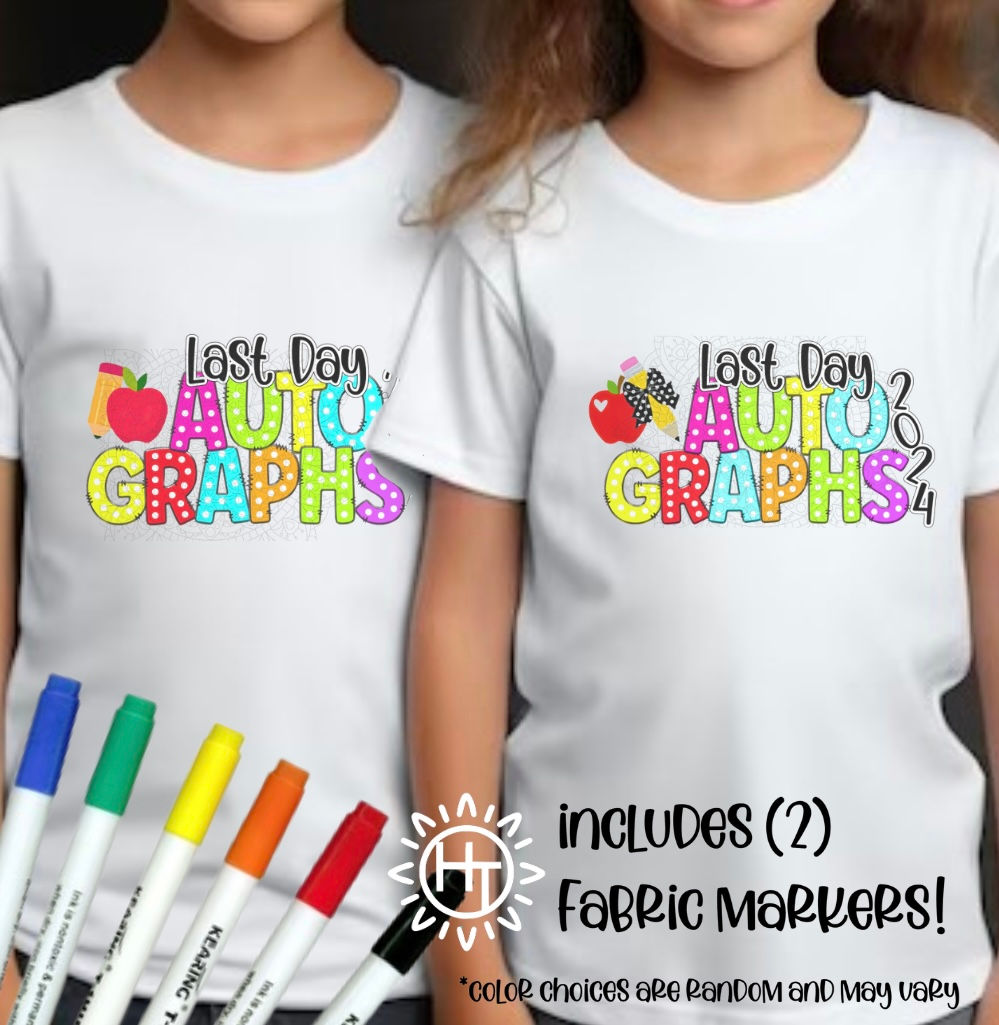 Kids Last Day Autograph Tee