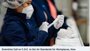 Scientists Call on C.D.C. to Set Air Standards for Workplaces, Now