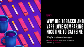 Why Big Tobacco and Big Vape Love Comparing Nicotine to Caffeine