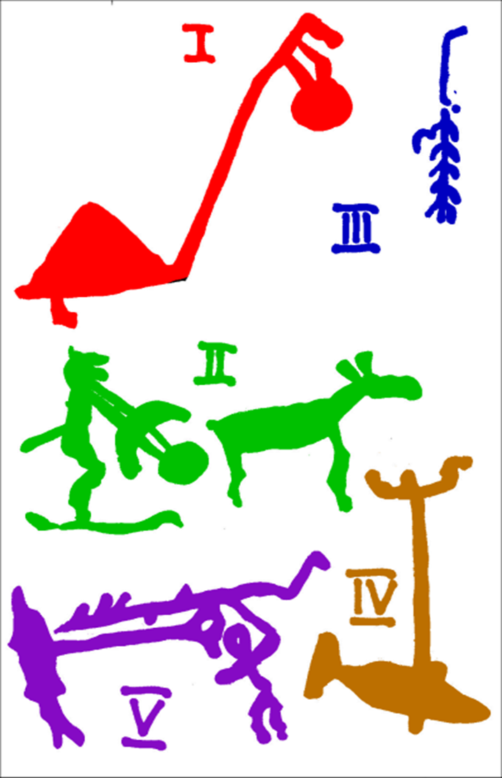 Pétroglyphes du site Besov sur le Lac Onega
