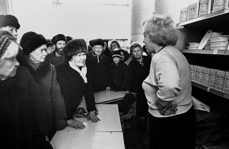 discussions vehementes avec la vendeuse