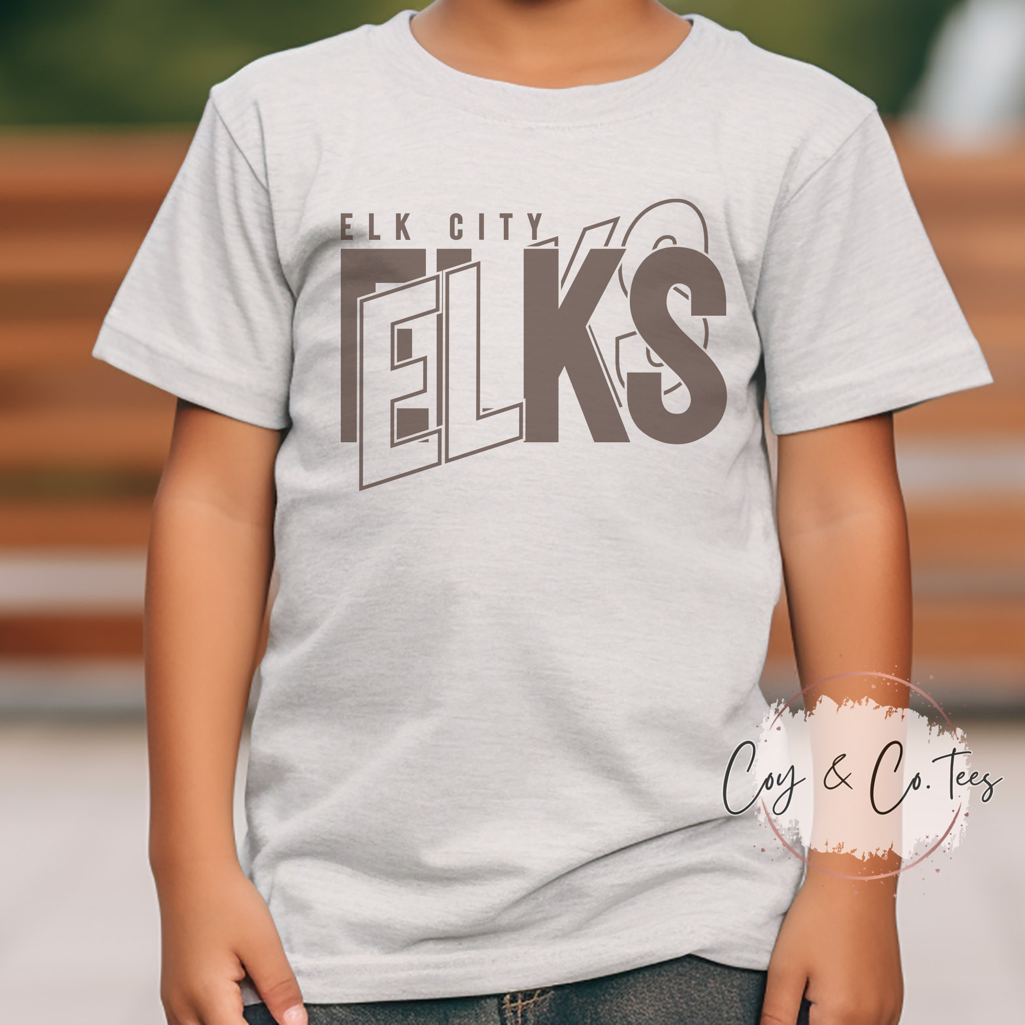 Elk City Elks Cross Kids Tees