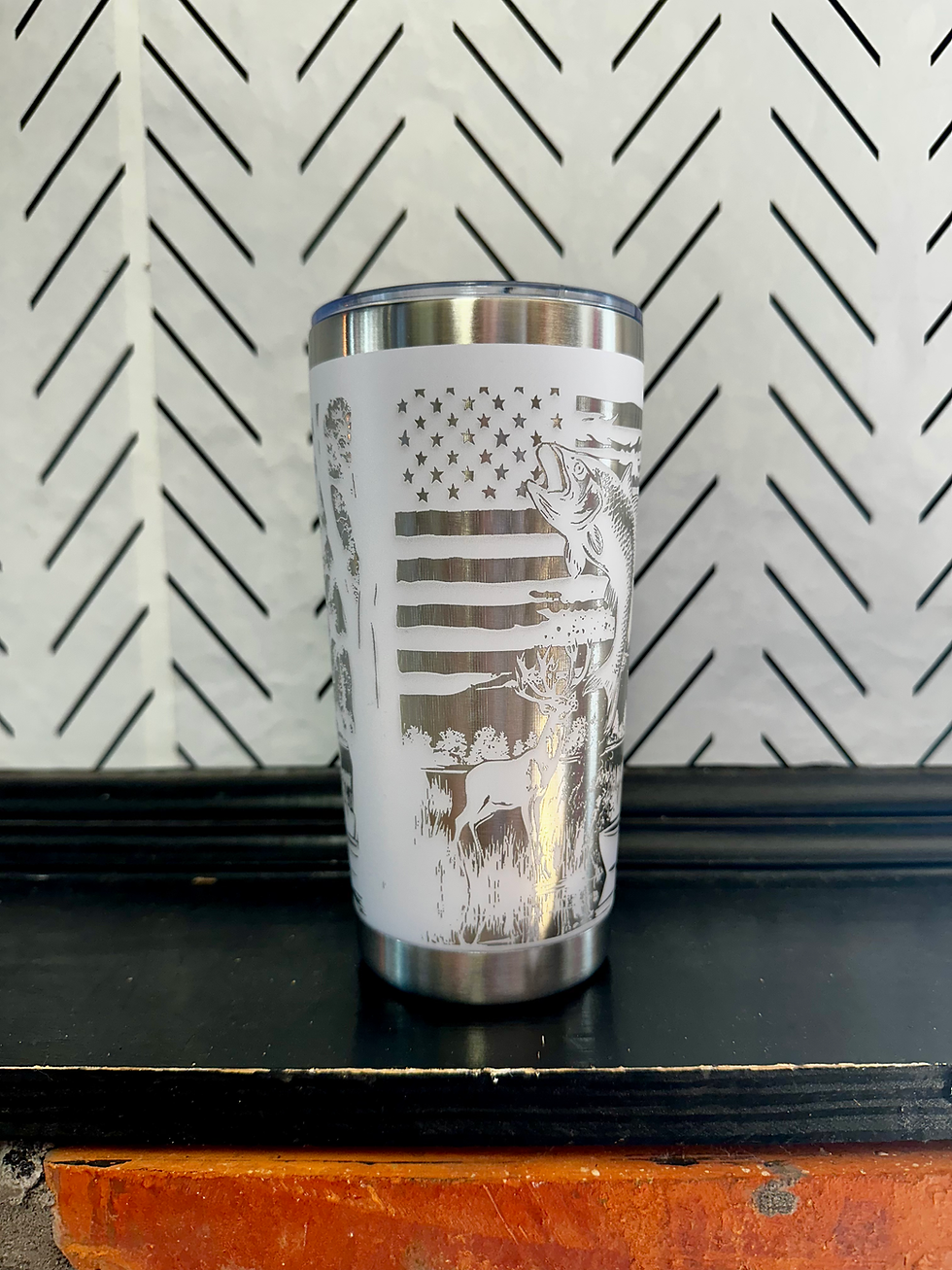 Thumbnail: 20oz Fishing Full Wrap Tumbler 