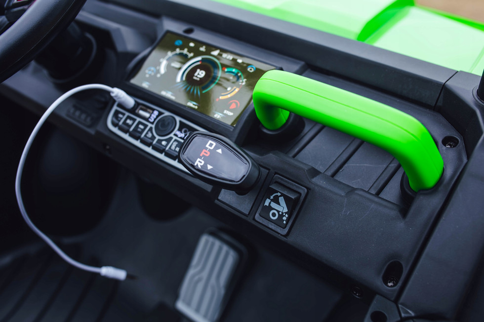 dwuosobowy traktor wywrotka na akumulator 24V