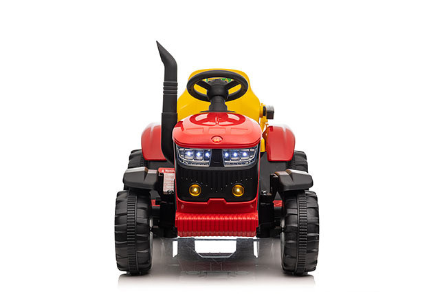 Duży traktor na akumulator z przyczepą i pilotem – zabawka rolnik