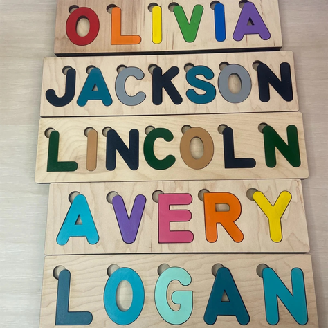 ‼️Custom Wooden Name Puzzle ONLY $24.99‼️