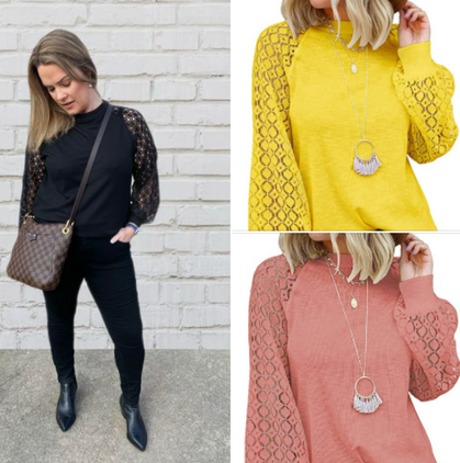 ❤️Women's Puff Long Sleeve Tops