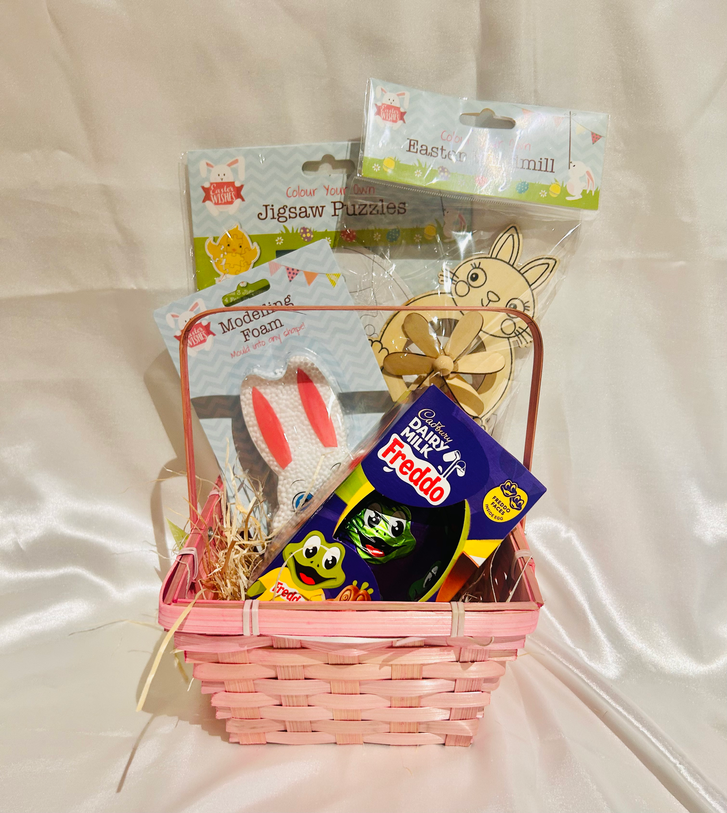 Easter Hamper For Kids with 3 Arts & Crafts and Chocolate Egg