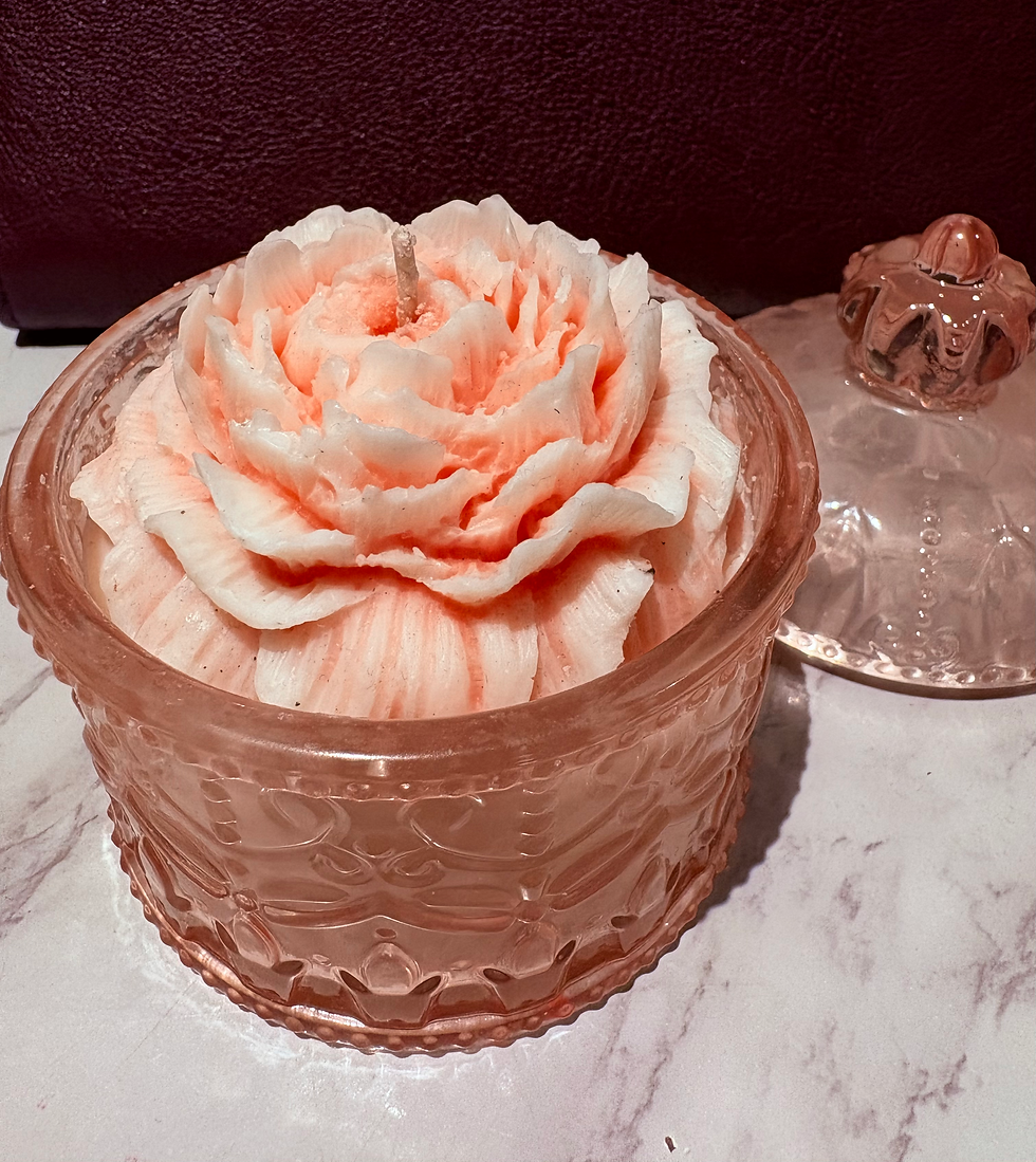 Thumbnail: The English Rose Candle, Valentine’s Candle, Hand Poured, Gift, Highly Scented 