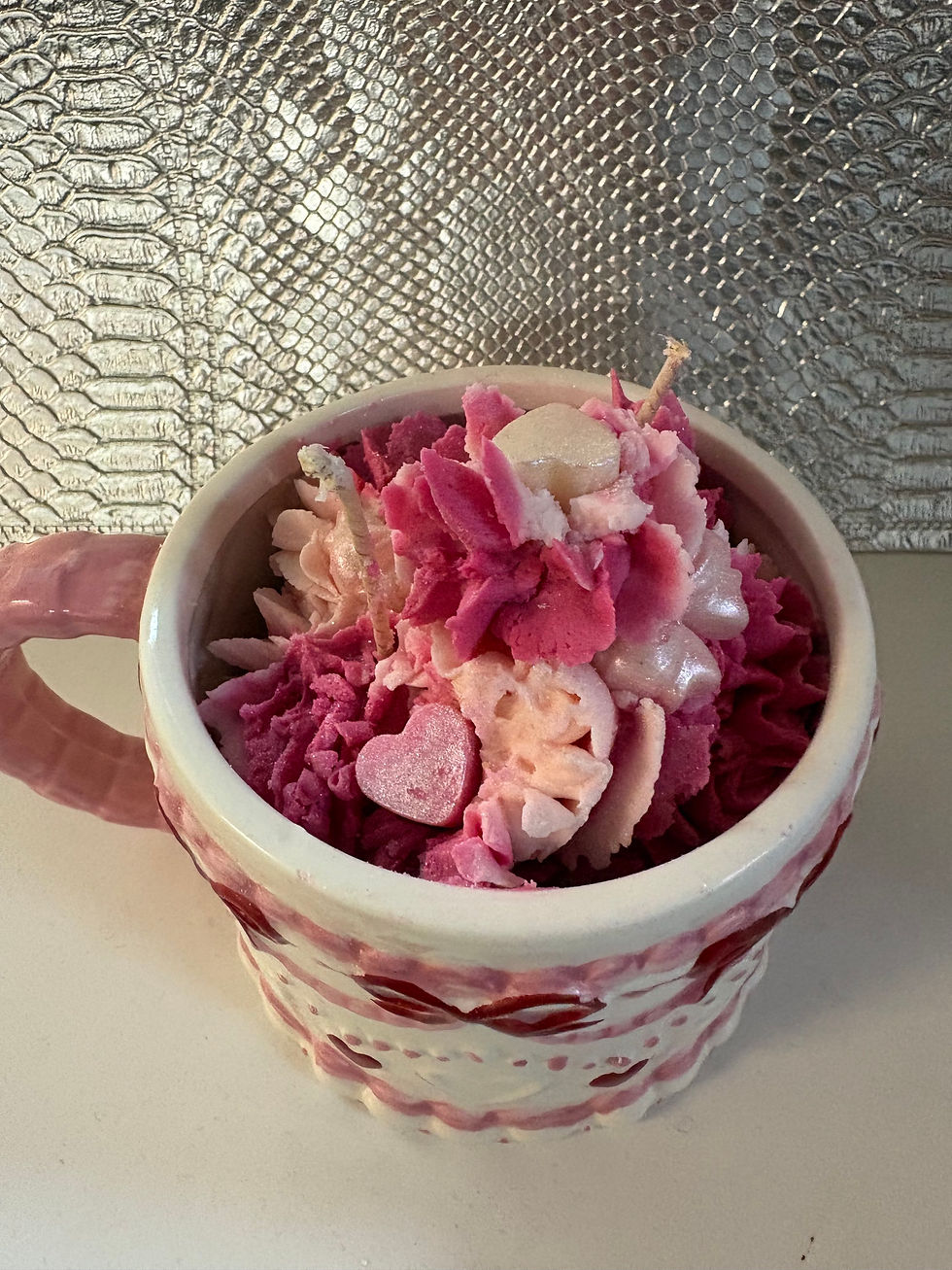 Thumbnail: Love Cake Whipped Cream Candle, Hand poured, Valentine’s Gift, gift for her