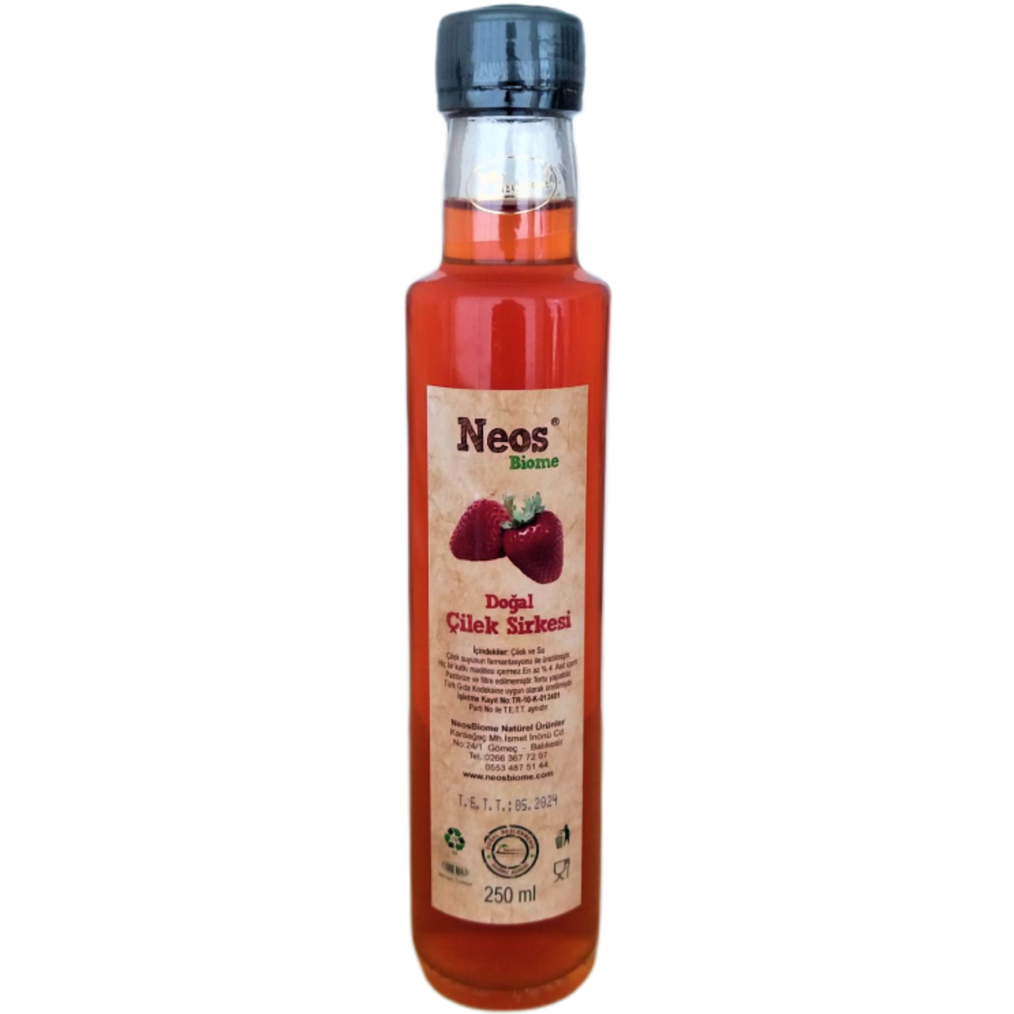 Çilek Sirkesi 250ml