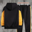 Thumbnail: Unisex Color Block Pullover Hooded, Sweatshirt Casual Outfit Set, 2 Pieces XL