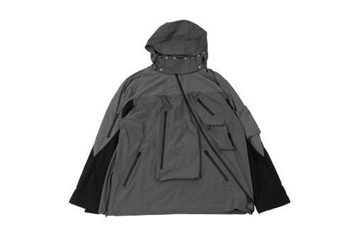 ジャケット・アウター archival reinvent TEFLON CROSSBAG JACKET TEFLON® ARCHIVAL 3D PARKA JACKET/GREY | Archival Reinvent
