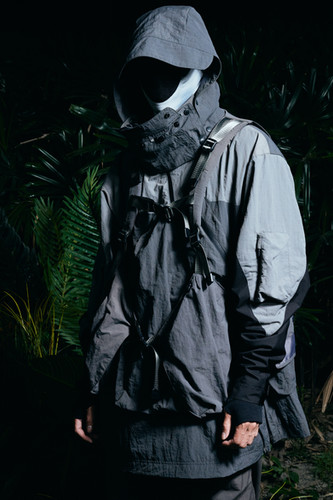 ジャケット・アウター archival reinvent TEFLON CROSSBAG JACKET TEFLON® ARCHIVAL 3D PARKA JACKET/GREY | Archival Reinvent