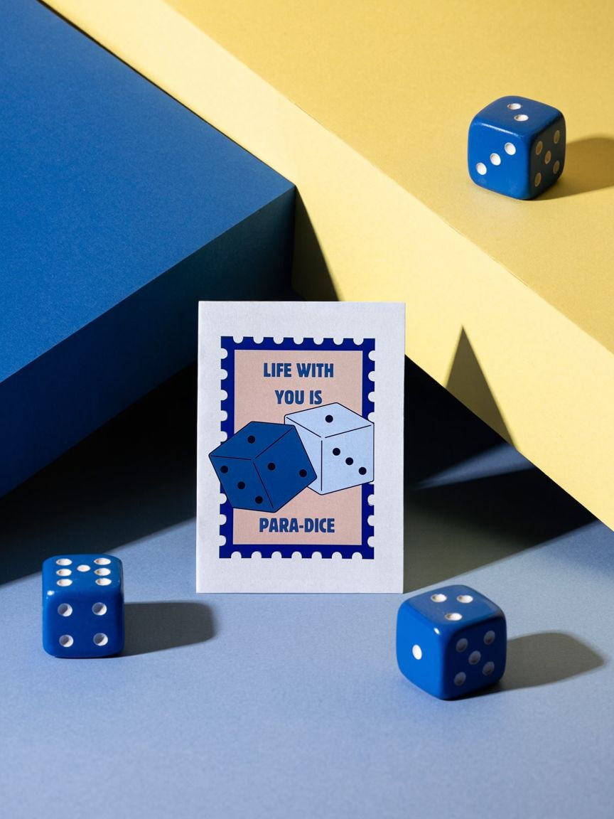 Para-Dice | Greeting Card