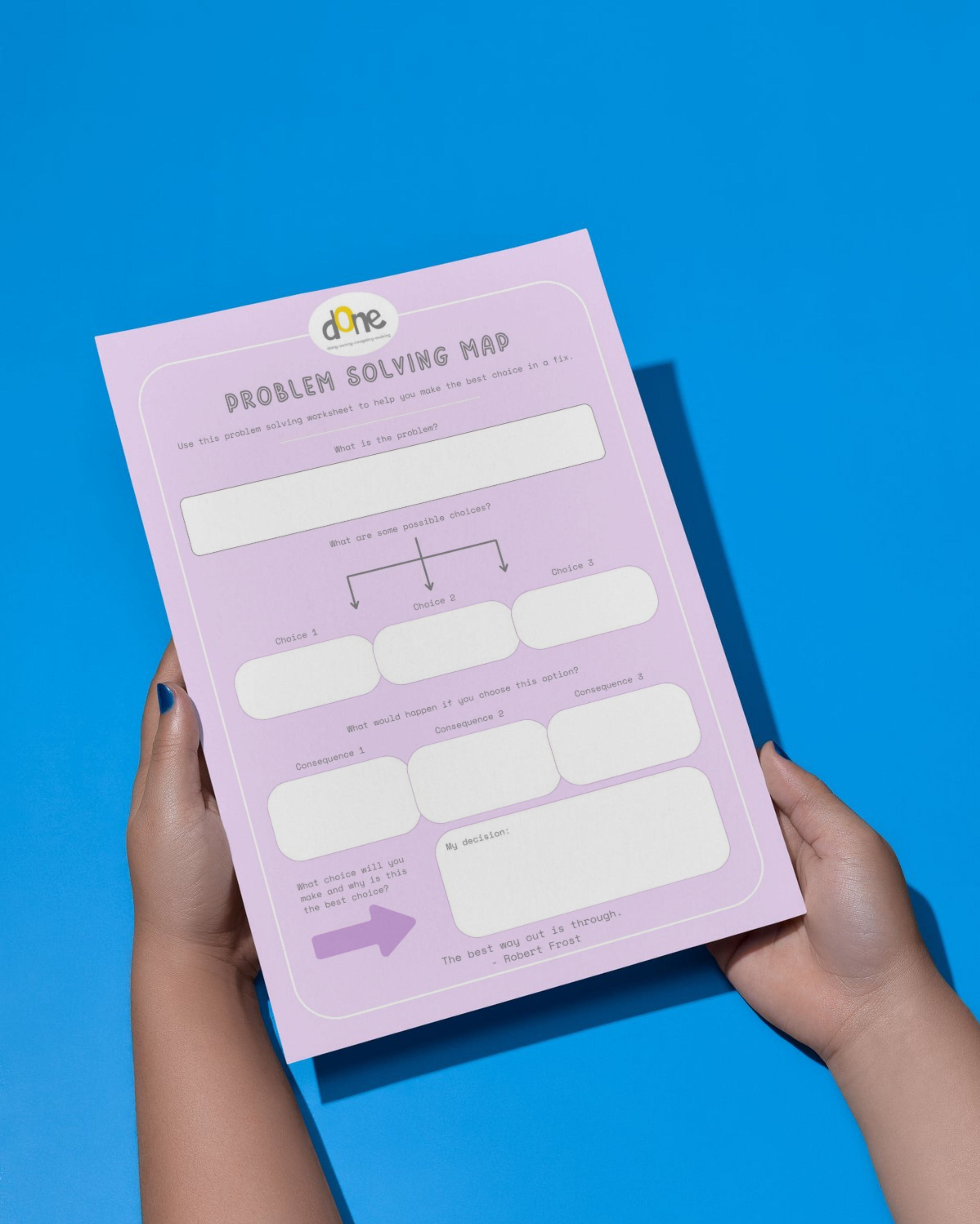 Problem Solving Map | Pack of 5