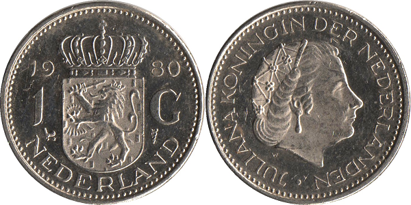 1 Gulden 1980