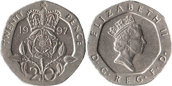 20 Pence 1997