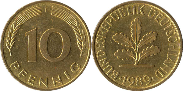 10 Pfennig 1989