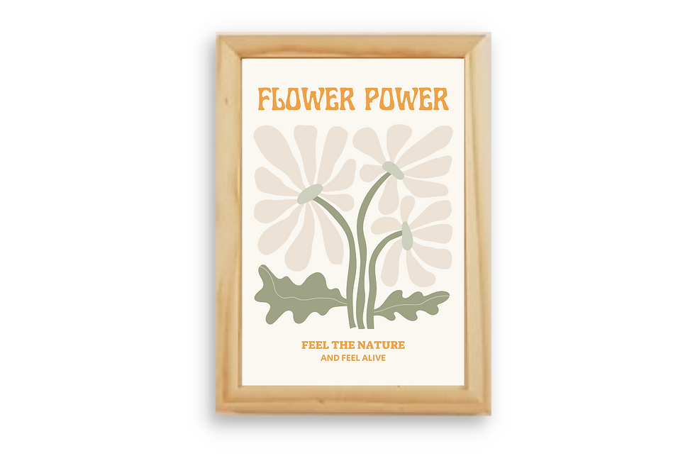 תמונה ממוזערת: תמונה ממוסגרת - Flower Power