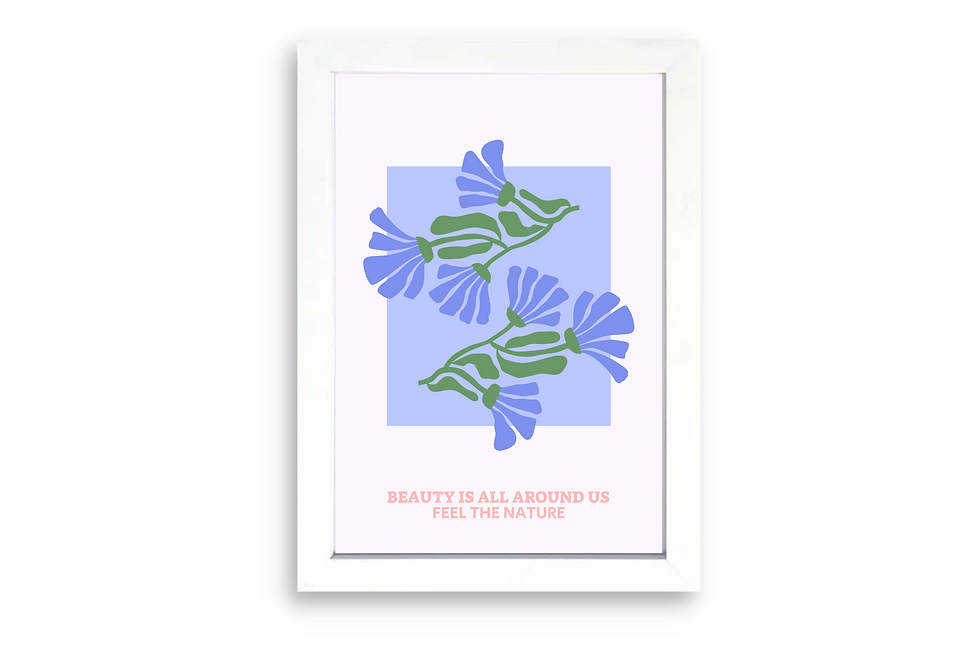 תמונה ממוזערת: תמונה ממוסגרת במסגרת עץ מלא בסגנון עיצוב מודרני צבעוני וצעיר. מתאימה מאוד לעיצוב הסלון או חדר השינה