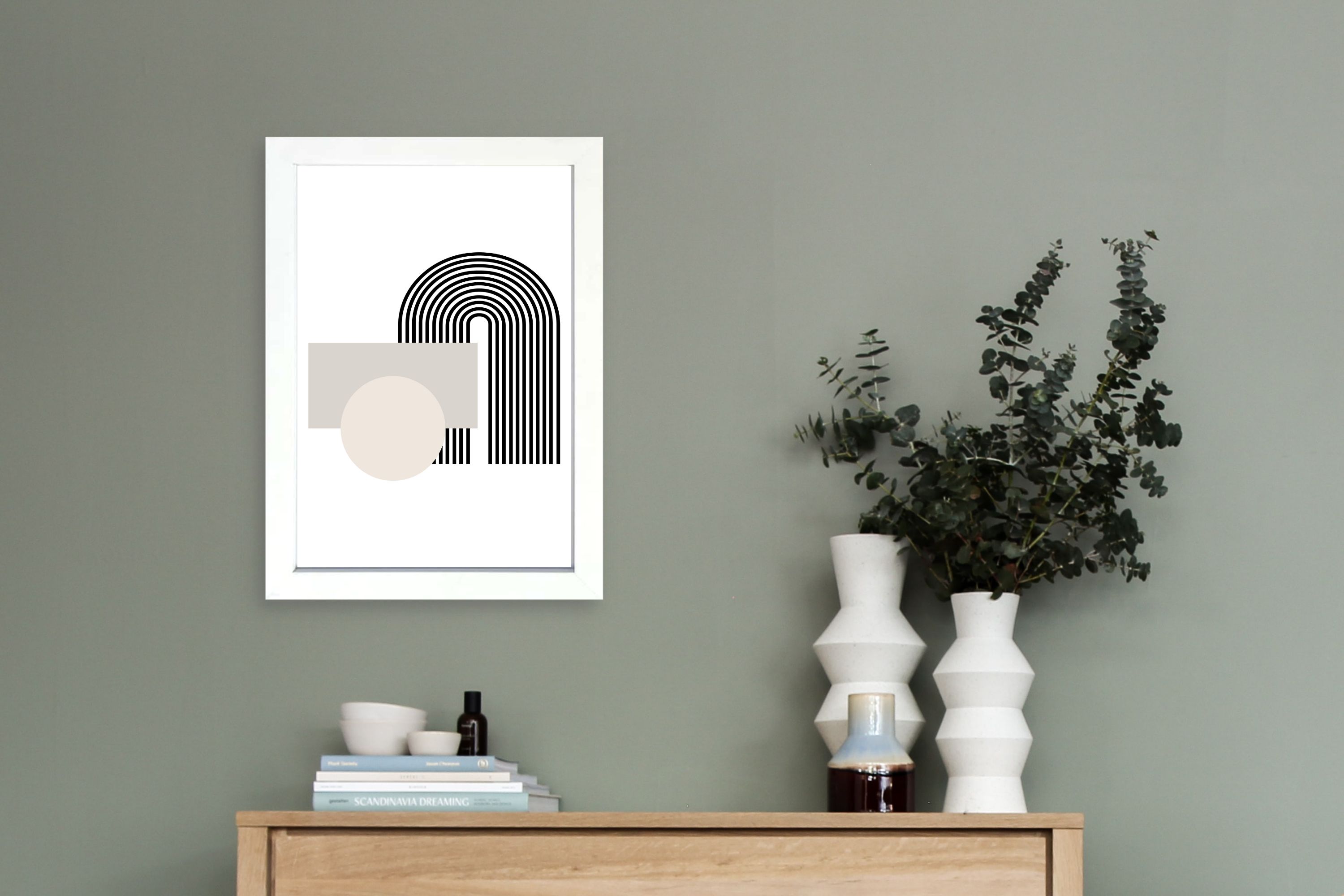 תמונה ממוסגרת - Terra cota