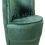 Thumbnail: Sillón redondo para restaurante tapizado en terciopelo verde con respaldo envolvente.