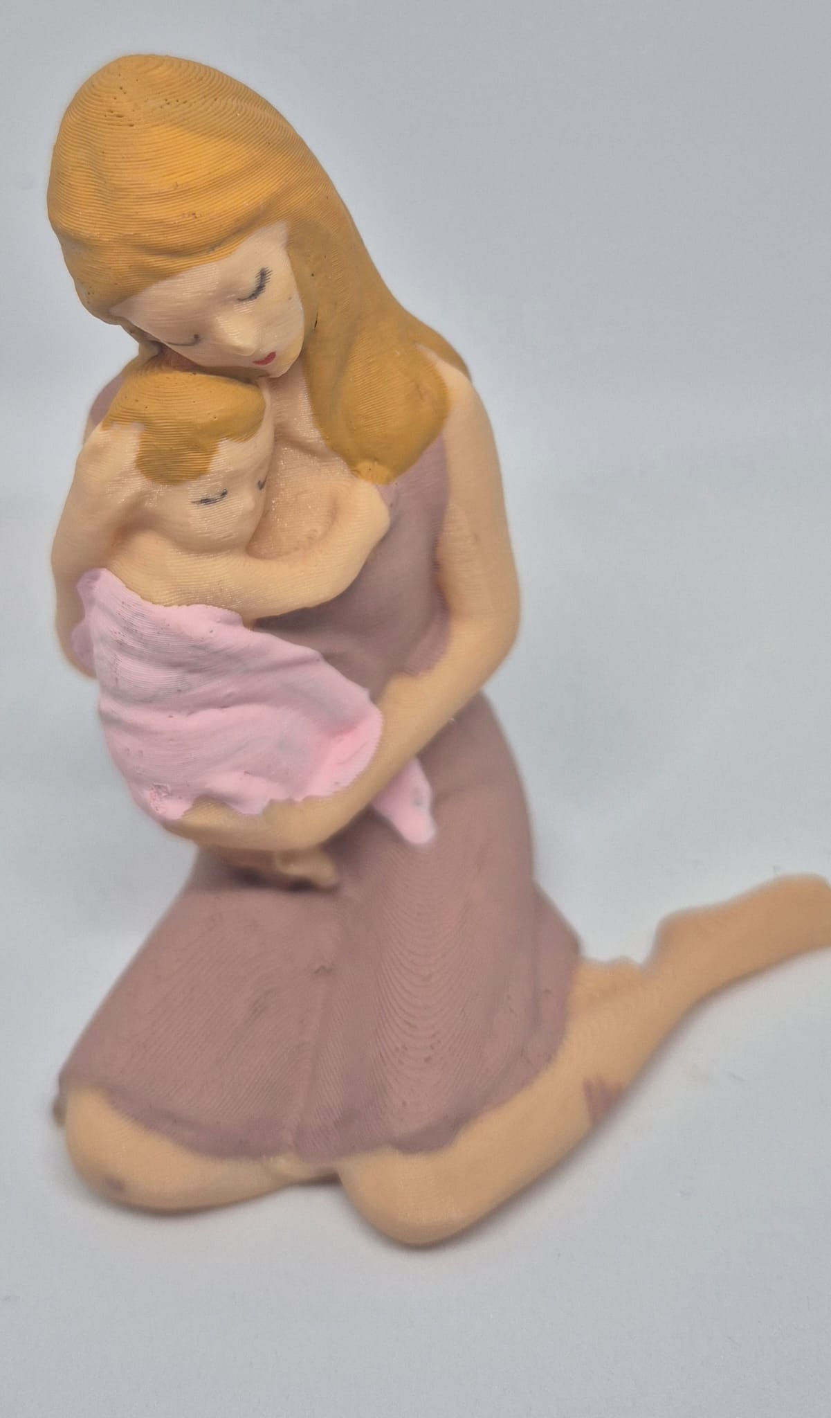 ÇOCUKLU ANNE BÜYÜK BEJ PEMBE