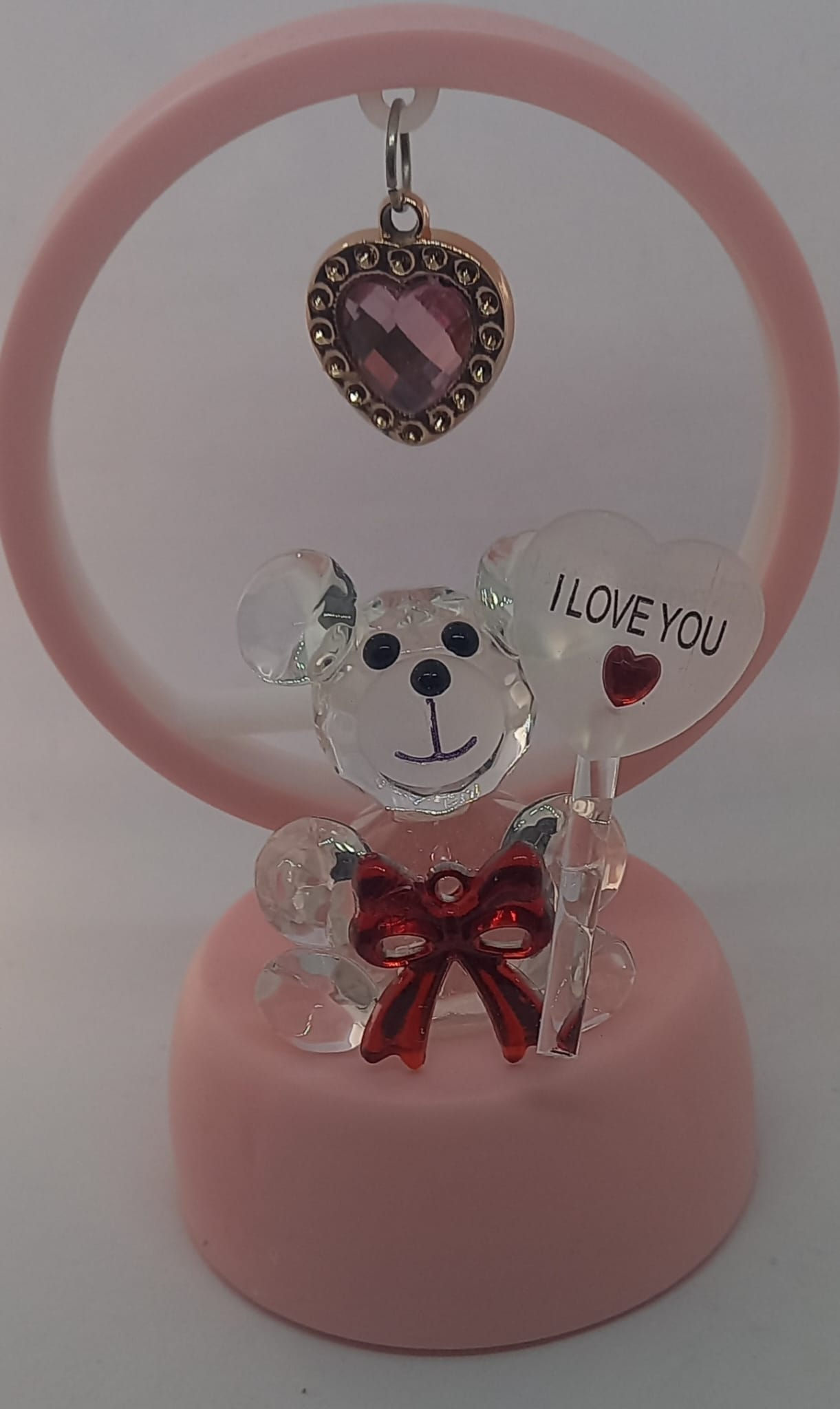 pembe ışıklı I love you ayıcık