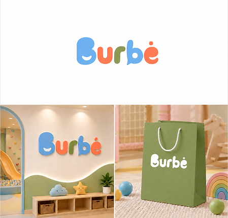 sukurtas logotipas vaikų žaidimų kambariui