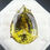 Thumbnail: Golden Green Tourmaline (27.74 ct) Ring w/ Diamonds (0.29 ct) in 18k Gold 