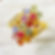Multicolor Sapphire Flower Cluster Ring in 18k Yellow Gold 