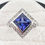 Thumbnail: Mermaid Tanzanite (3.12 ct) Ring with Diamonds (0.72 ct) in 18k White Gold