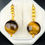 Thumbnail: Tiger Eye Drop Earrings in Gold Vermeil 