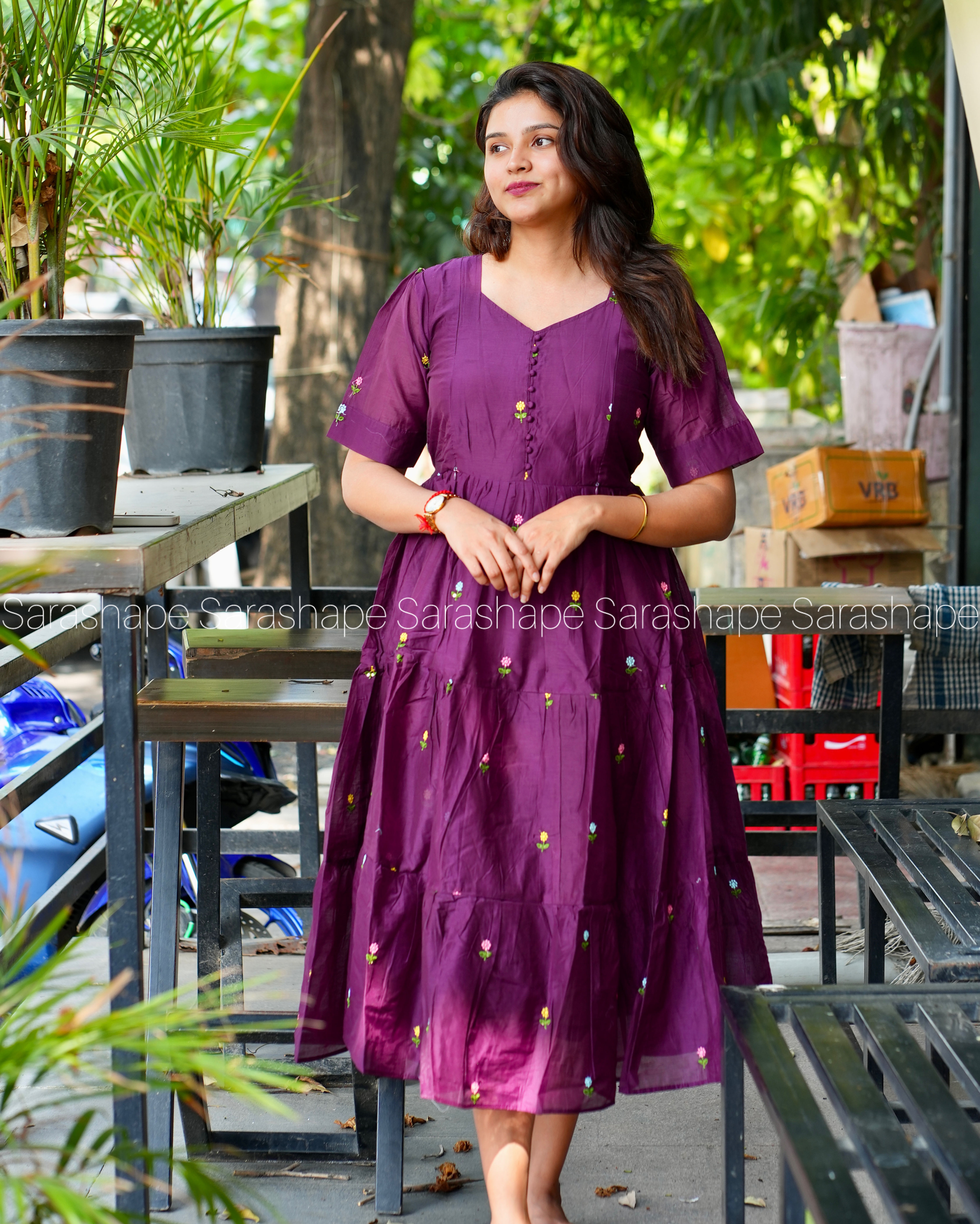 Lakshana NF Mul Cotton Dress Non Feeding