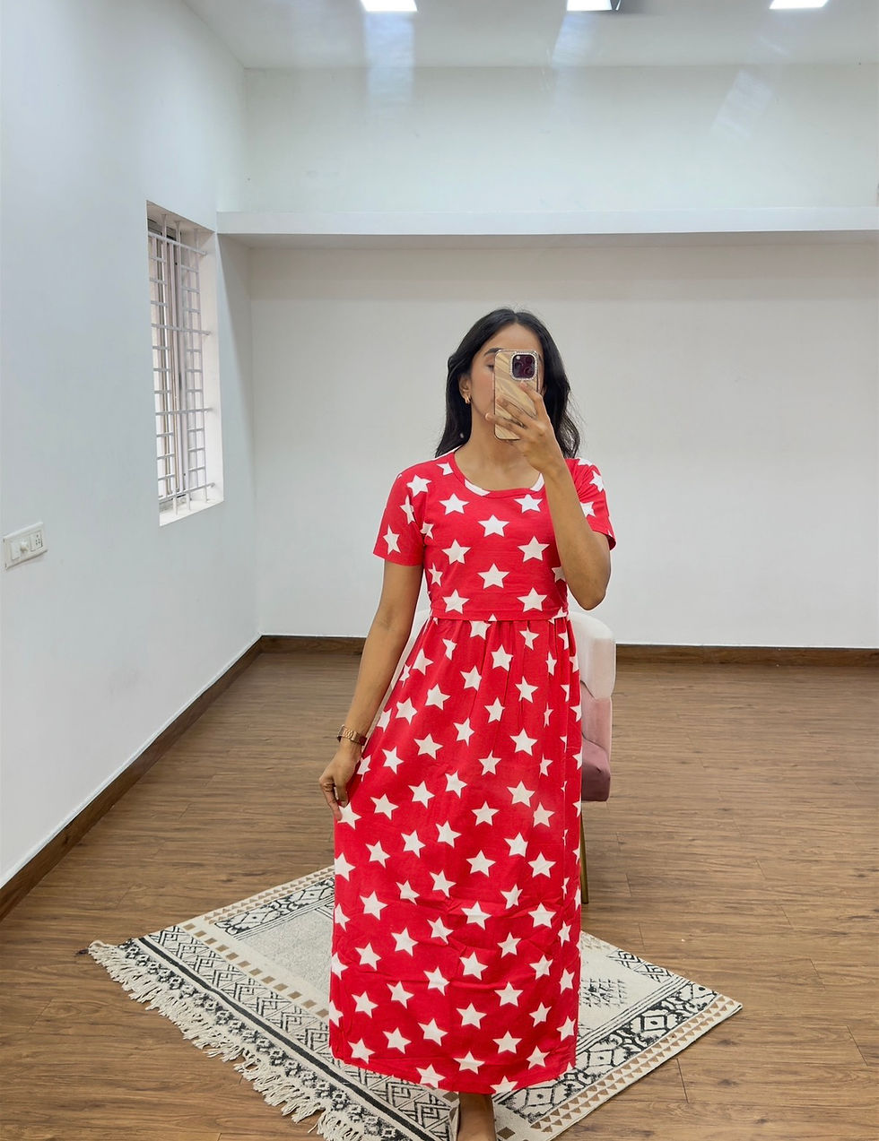 Thumbnail: Yumi zipless Maternity Dress - Full Length