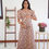 Thumbnail: SS021 - zipless Maternity Dress - Full Length(puff sleeve)