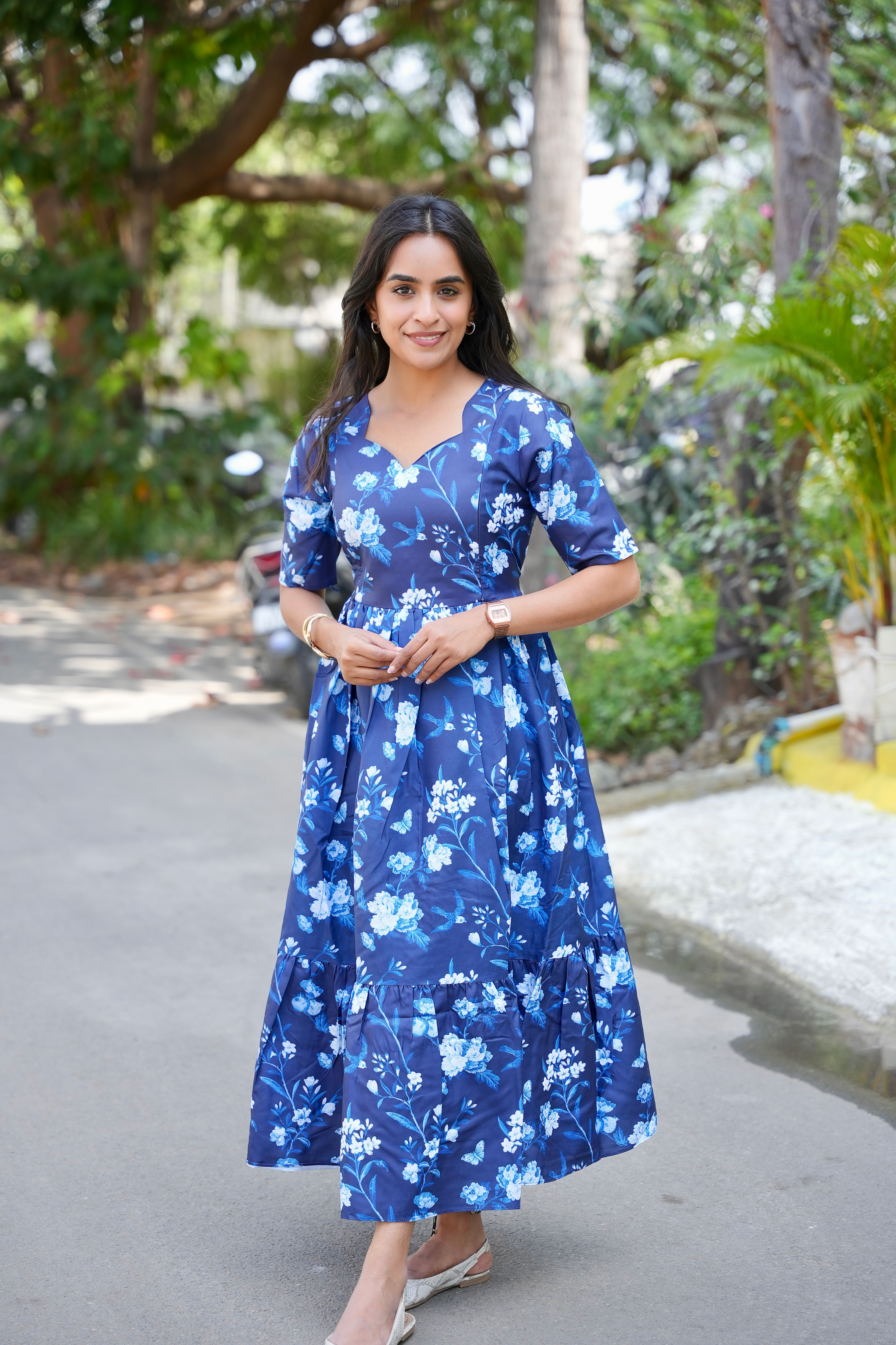 Susie NF Soft Cotton Dress  With Lining NON FEEDING (With Zip)