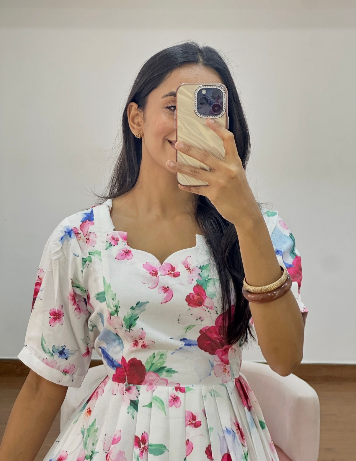 Shenbha F Soft Cotton Dress feeding(with zip)