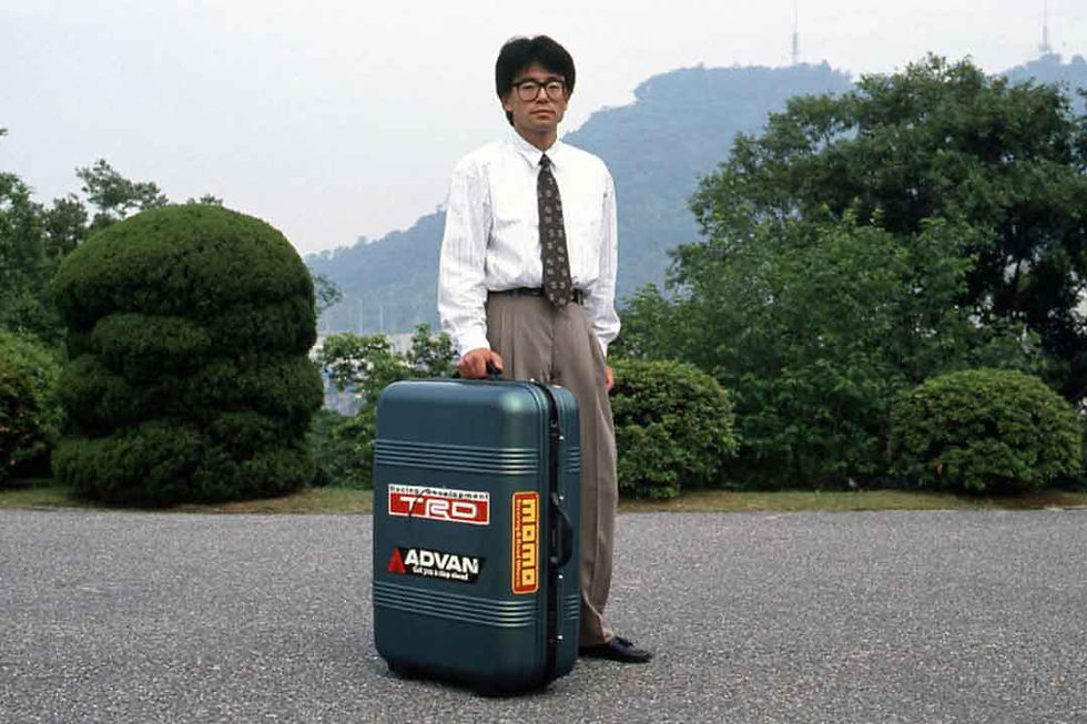 Mazda suitcase car assembled outside hard-shell luggage