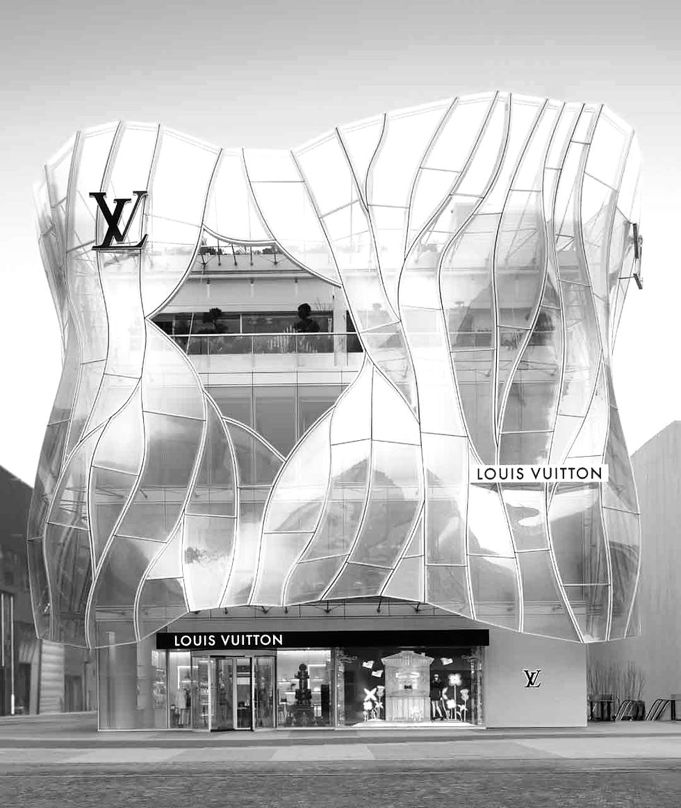 Maison Louis Vuitton Sanlitun: Jun Aoki Designs a Colour-Shifting Architectural Dress in Beijing
