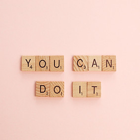 you can do it scrabble letters