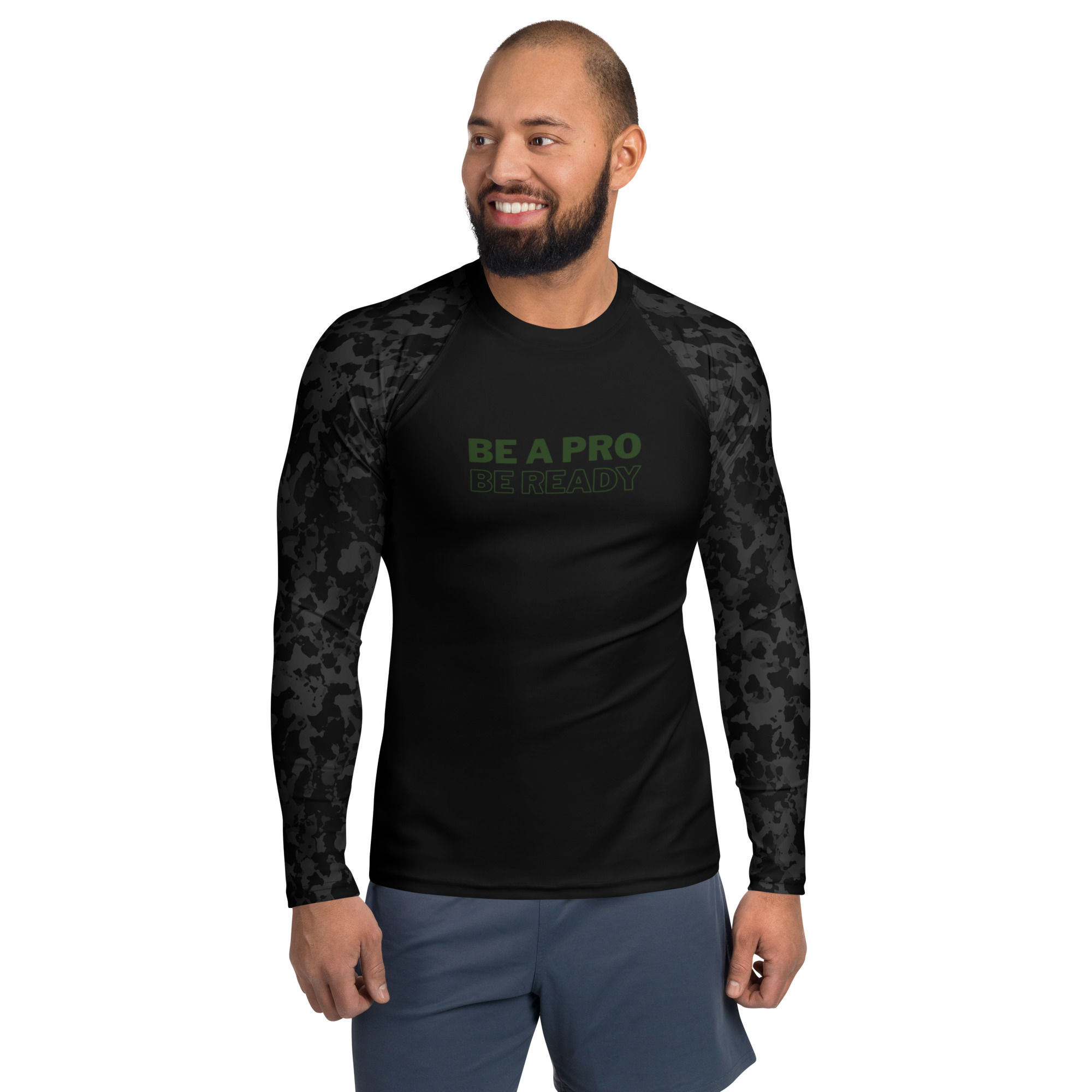 RDC Men's Rash Guard 10  - Be A PRO. Be EADY.