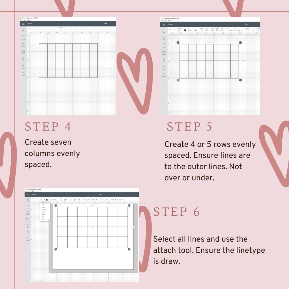Easy free Cricut Project 2021 Monthly Calendar