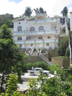 View of House from Garden (Mid)